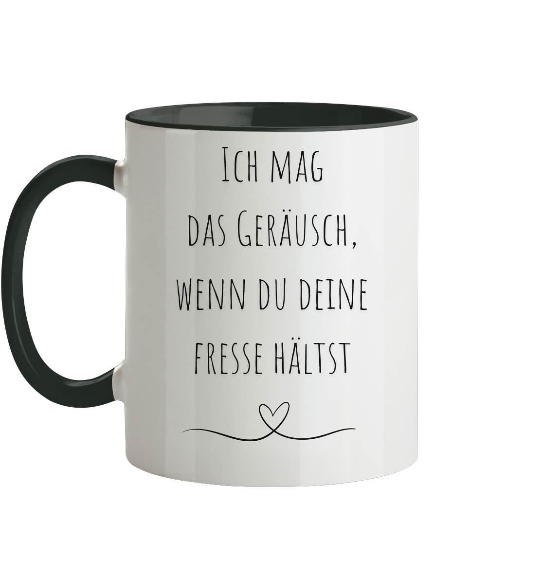 Ich mag das Geräusch - Tasse zweifarbig