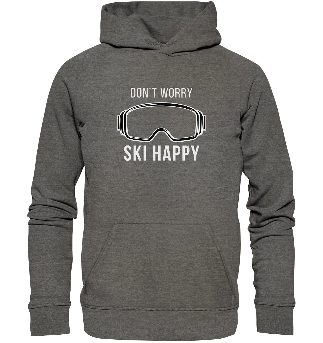 Don't worry SKI happy - Basic Unisex Hoodie