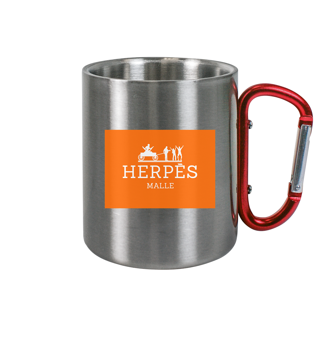 Herpés Malle - Edelstahl Tasse