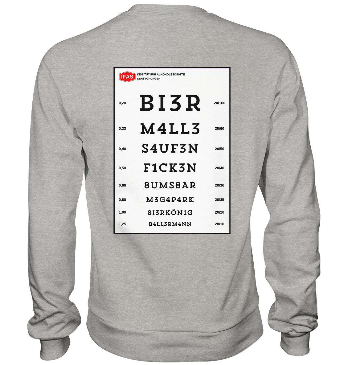 Sehtafel Malle - Basic Sweatshirt