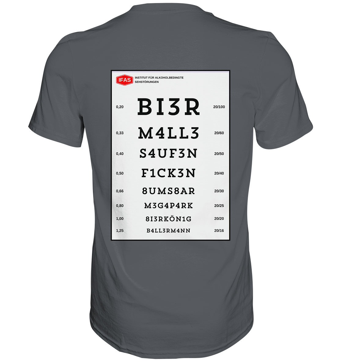 Sehtafel Malle - Premium Shirt