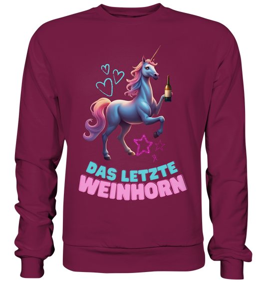 Das letzte Weinhorn - Basic Sweatshirt