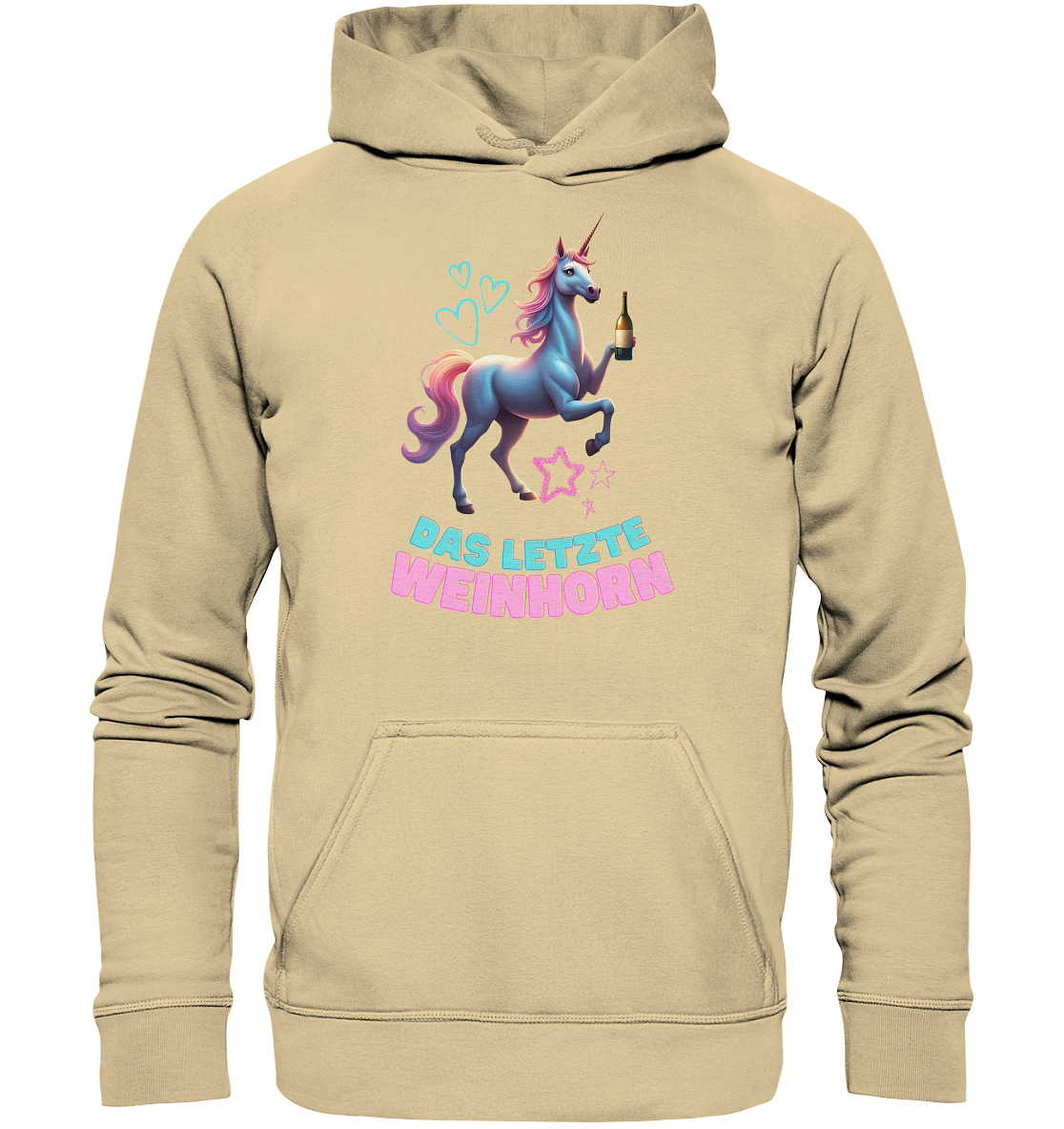 Das letzte Weinhorn - Basic Unisex Hoodie