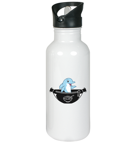 Delfin, Bauchtasche & Suppe - Edelstahl-Trinkflasche