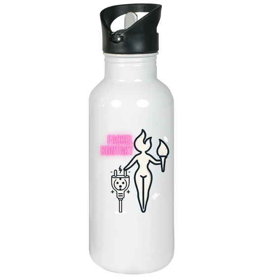Fackelkontakt - Edelstahl-Trinkflasche