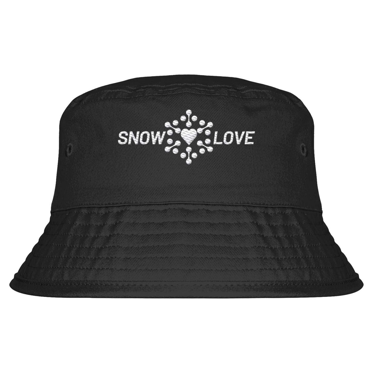 Snowlove - bestickt - Organic Bucket Hat
