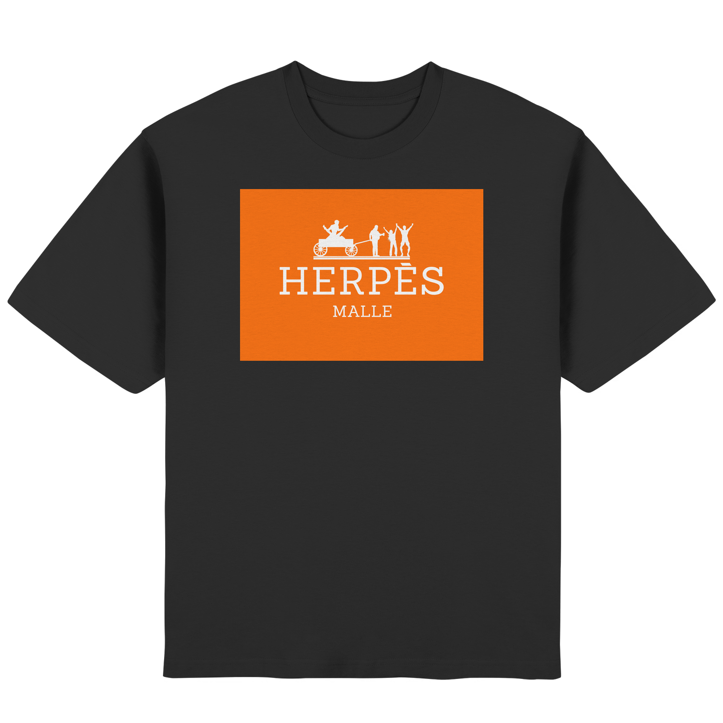 Herpés Malle - Streetwear Oversized T-Shirt