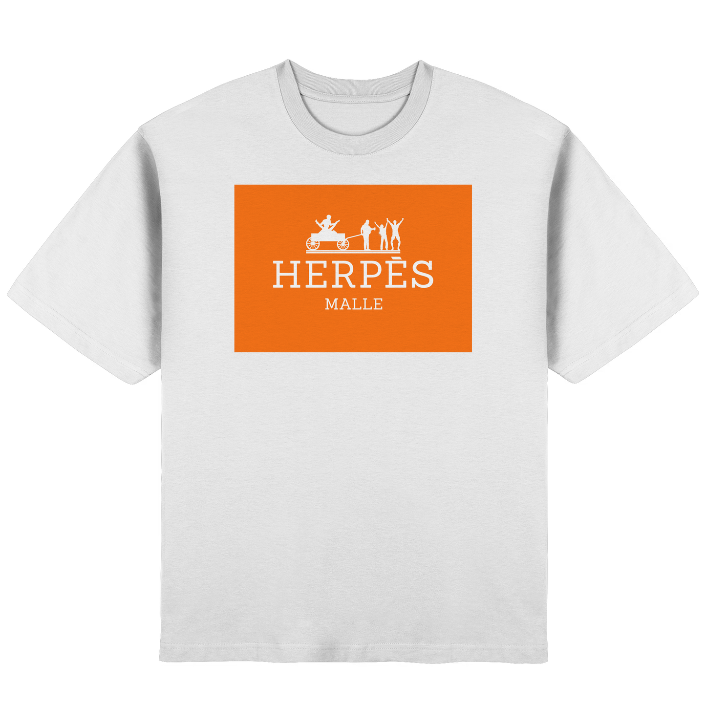 Herpés Malle - Streetwear Oversized T-Shirt