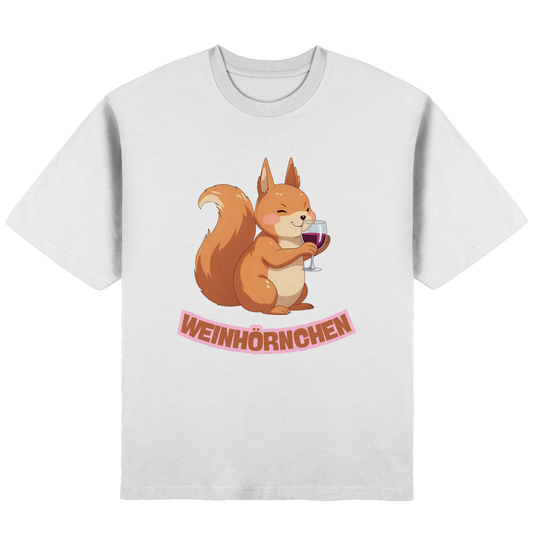Weinhörnchen - Streetwear Oversized T-Shirt