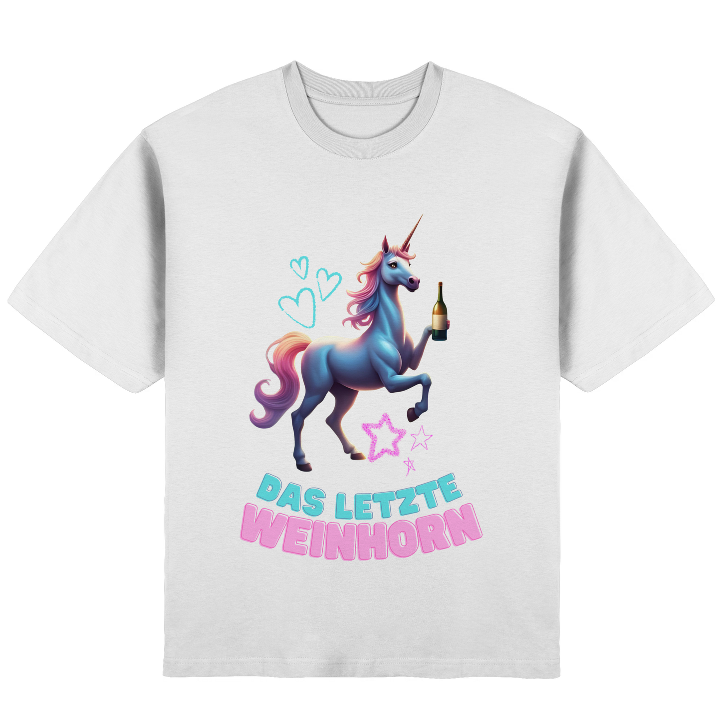 Das letzte Weinhorn - Streetwear Oversized T-Shirt
