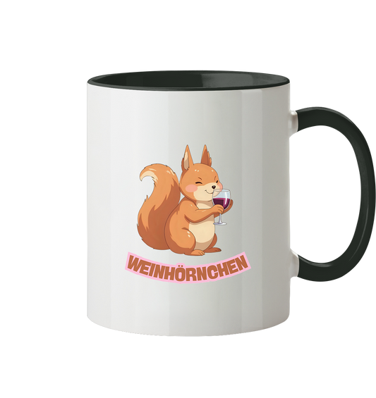 Weinhörnchen - Tasse zweifarbig