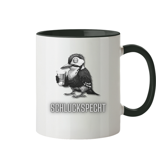 Schluckspecht - Tasse zweifarbig